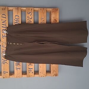 LOFT cropped wide leg pants